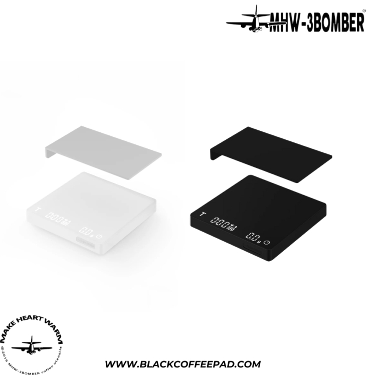 ترازوی دیجیتال قهوه بمبر مدل کیوب 0.2 | MHW-3BOMBER Cube Coffee Scale 2.0 