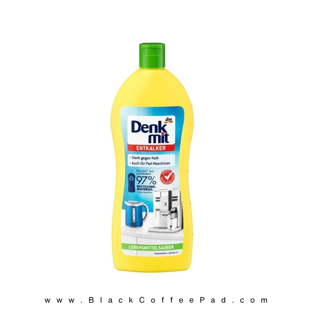  مایع رسوب زدا و جرم گیر دستگاه قهوه ساز و چای ساز دنک میت denkmit 