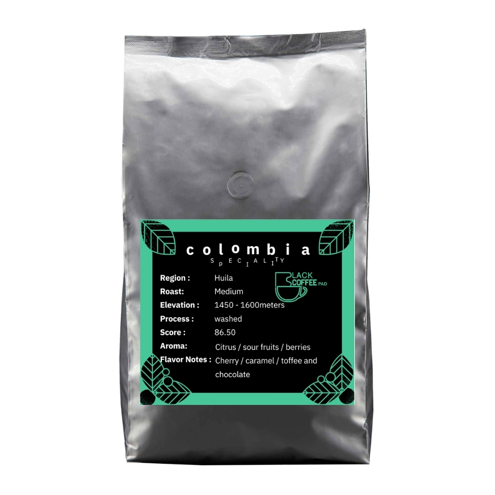   دانه قهوه اسپشیالتی کلمبیا هویلا 1کیلوگرم | Colombia Huila Specialty Coffee Bean 