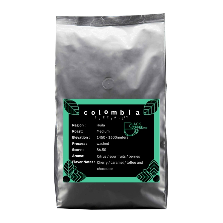  دانه قهوه اسپشیالتی کلمبیا هویلا 1کیلوگرم | Colombia Huila Specialty Coffee Bean