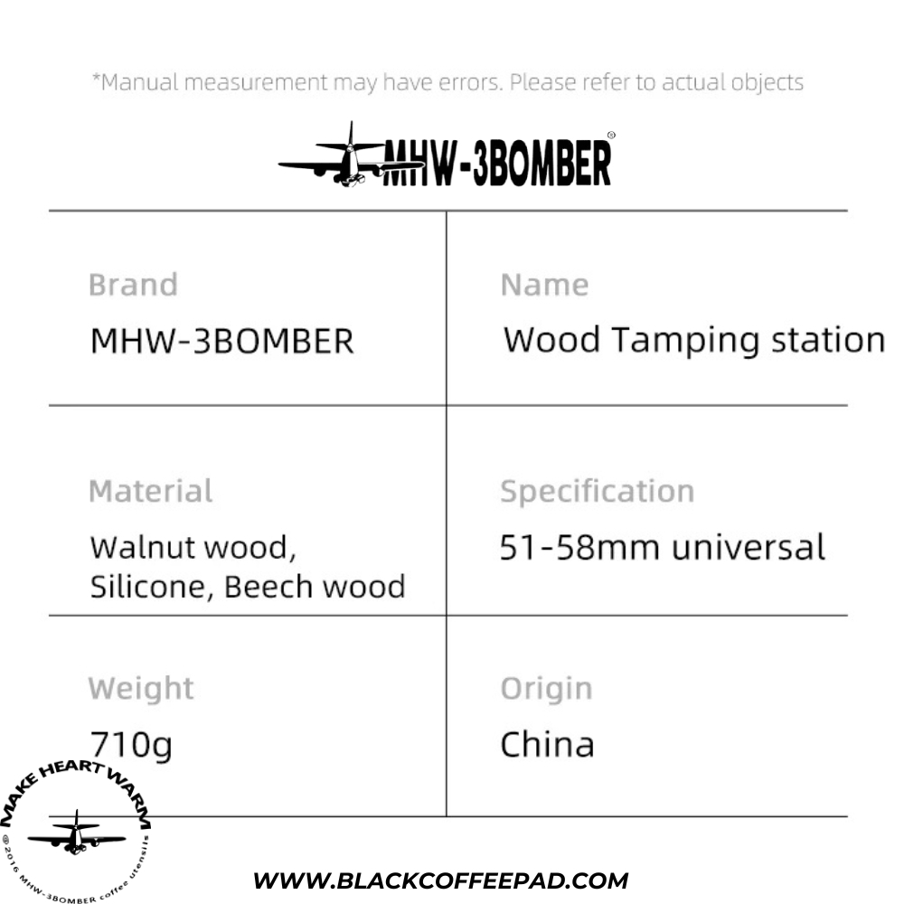  مشخصات کلی استند پرتافیلتر ام اچ دبلیو تری بمبر مدل چوبی کد 51&58 | MHW-3BOMBER Wood Tamping Base 