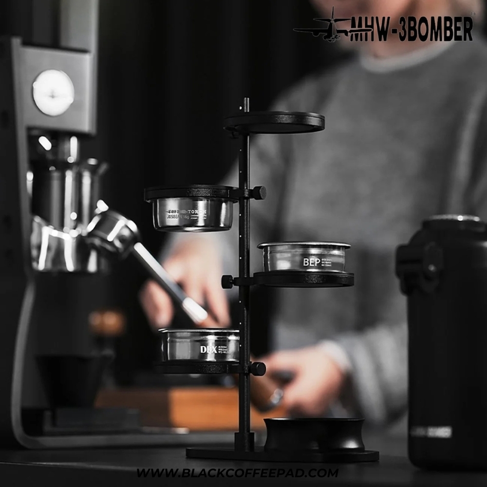  استند نگهدارنده ی بسکت پرتافیلتر و اکسسوری قهوه مدل 5 طبقه مگنتی | MHW-3BOMBER Magnetic Storage Stand 
