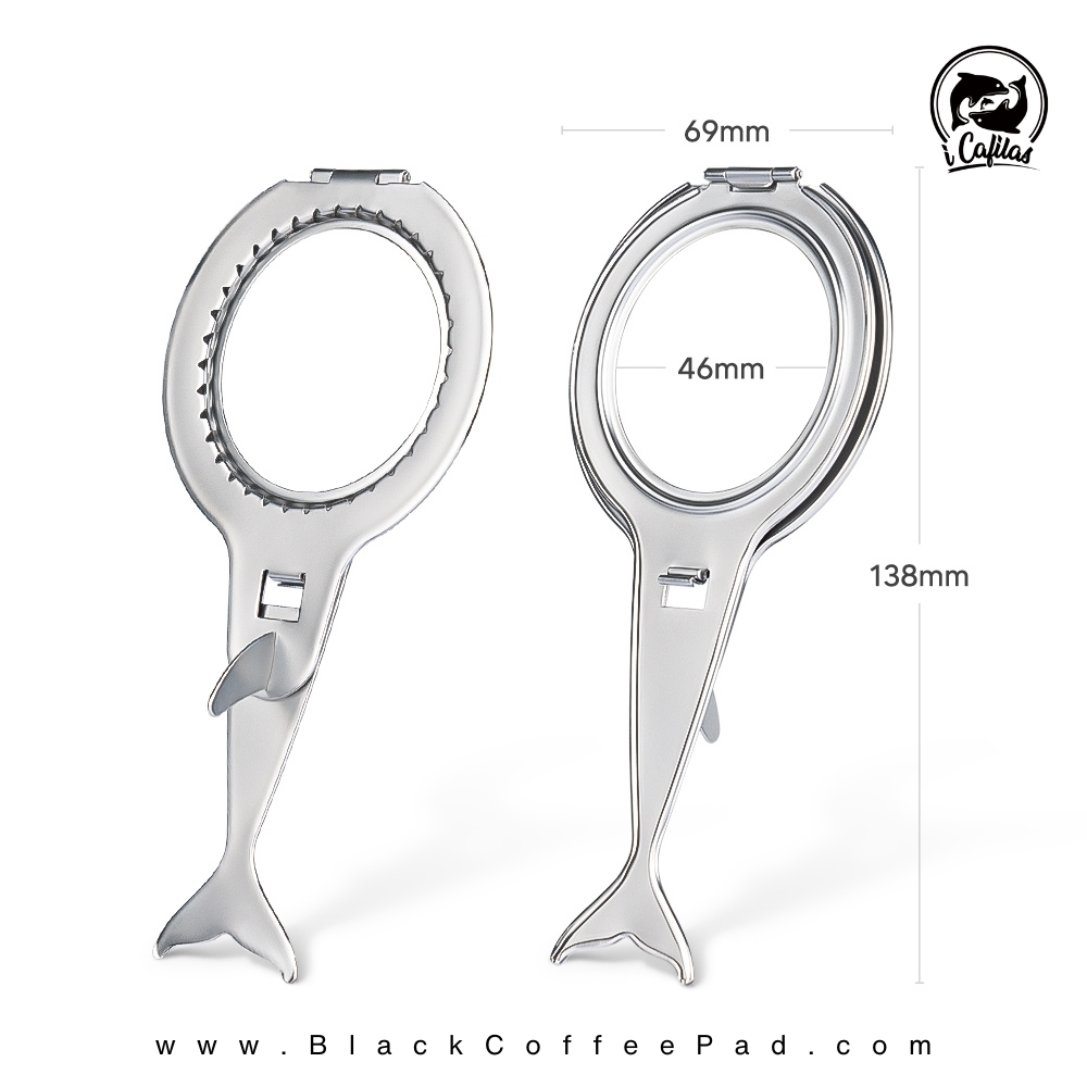  دریپر کاغذی آیکافیلاس پایه فلزی و فیلتر کاغذی مدل HLB15 بسته 40 عددی | HLB15 Simplest Paper Dripper Mini iCafilas 