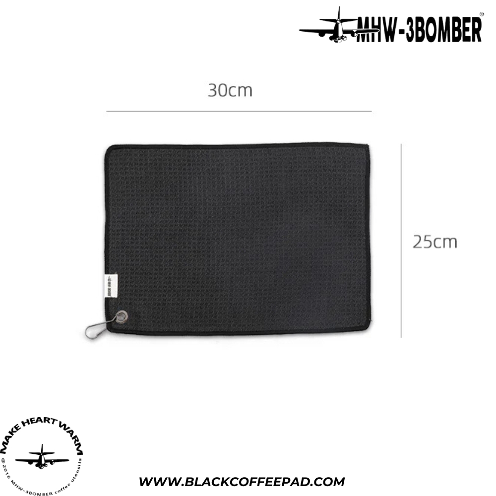  دستمال باریستا بمبر مدل هنگل فلزی 25x35 سانتی متر | MHW-3BOMBER Coffee Cleaning Towel 