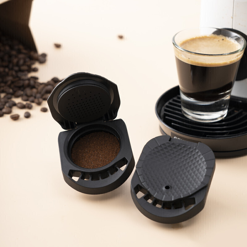  کیت کسپول قابل شارژ دولچه گوستو به همراه تمپر | Dolce Gusto charging capsule kit with tamper and measuring cup 