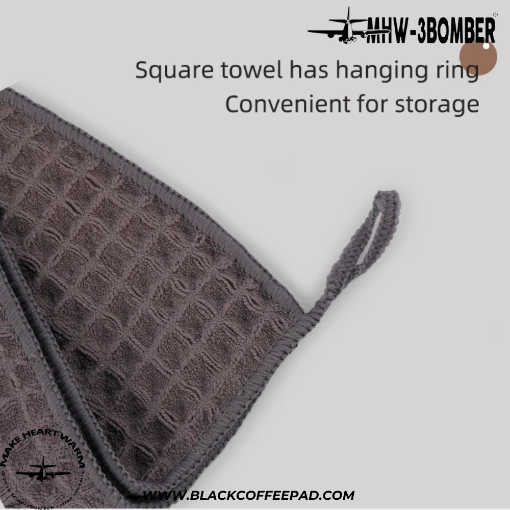  دستمال باریستا بمبر مدل وافل بار 30x30 و 30x70 سانتی متر | MHW-3BOMBER Waffle Bar Towel 