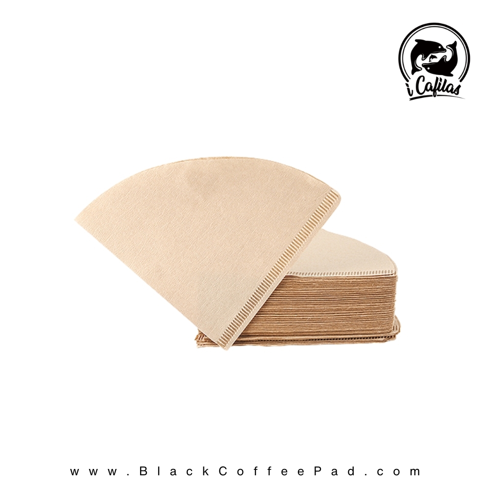  فیلتر قهوه آی کافیلاس مدل آمریکانو فیلتر بسته 100 عددی | icafilas Americano Paper Filter 
