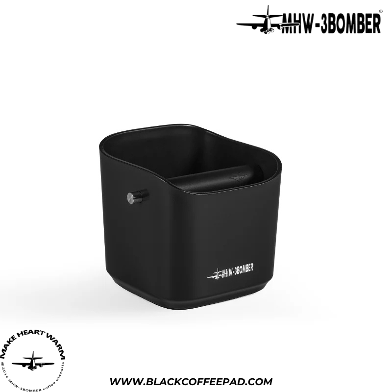  ناک باکس ام اچ دبلیو تری بمبر گنجایش 1.2 لیتری | MHW-3BOMBER Coffee Espresso Square Knock Box 1.2Litr 