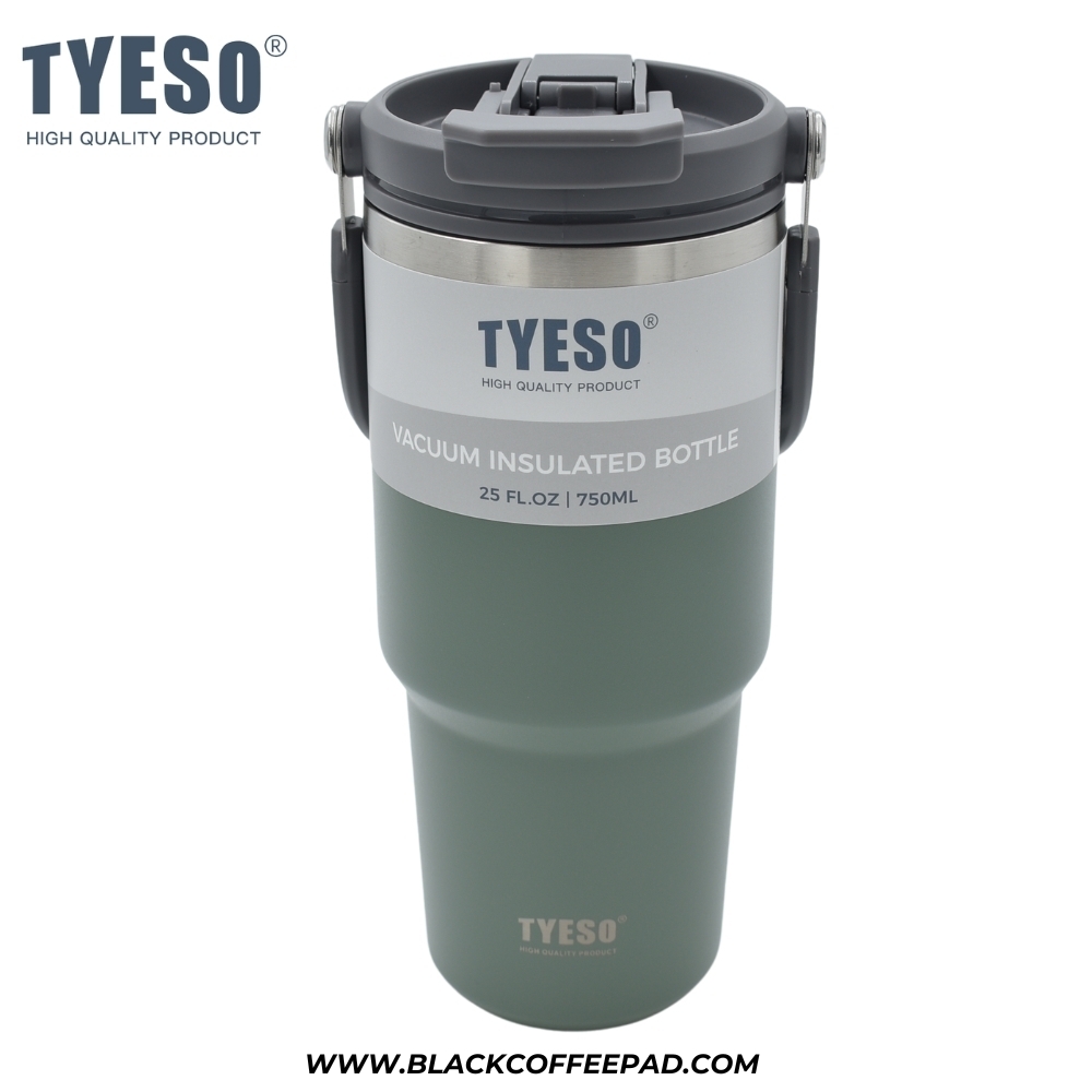  تراول ماگ تایسو مدل 2 حالته دسته دار گنجایش 0.75 لیتر | Tyeso Vaccum Insulted Bottle 0.75 Litr 