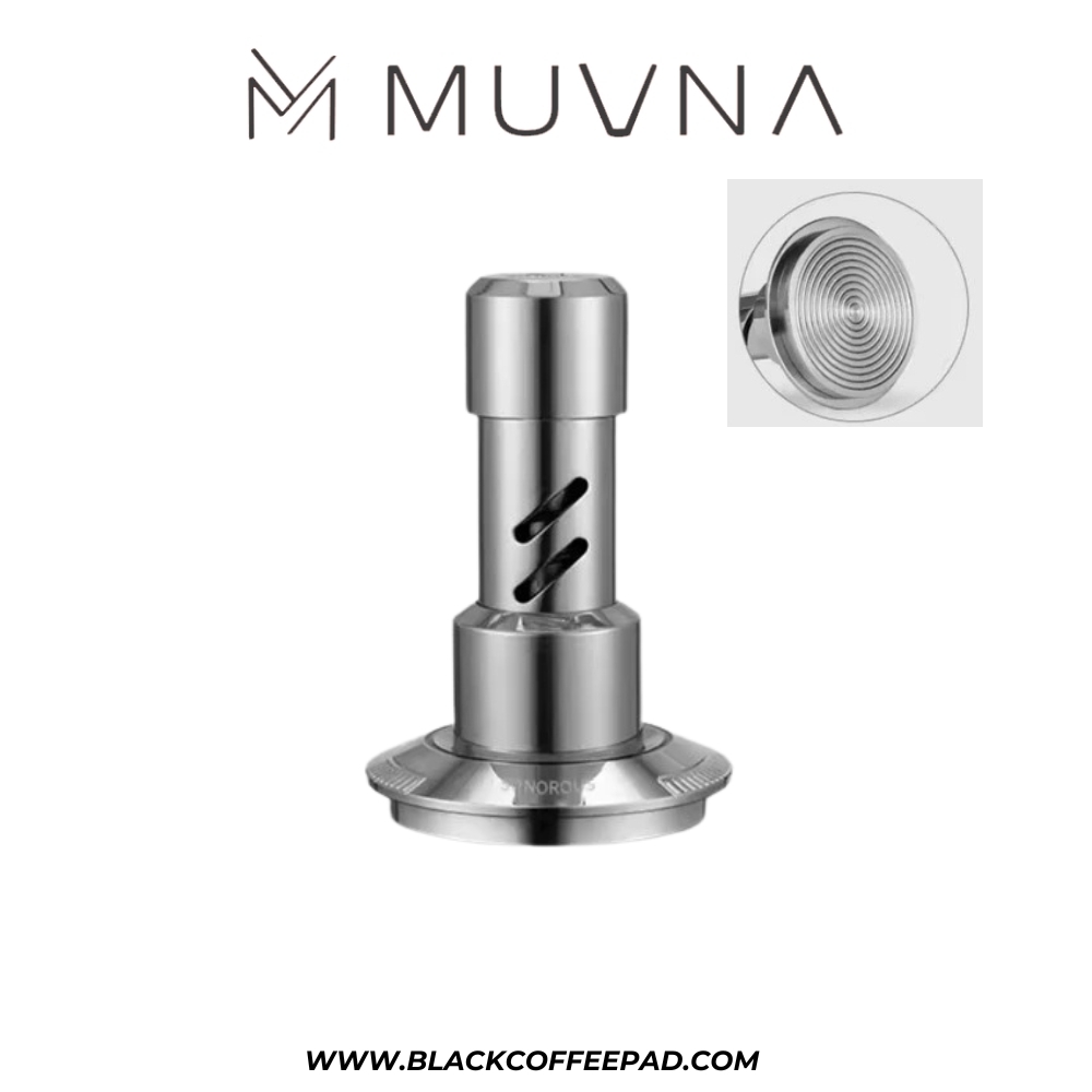  تمپر قهوه فنری تمام استیل ساناروس 58.35 | MUVNA Sonorous Calibrated Click Tamper Constant Force Coffee 