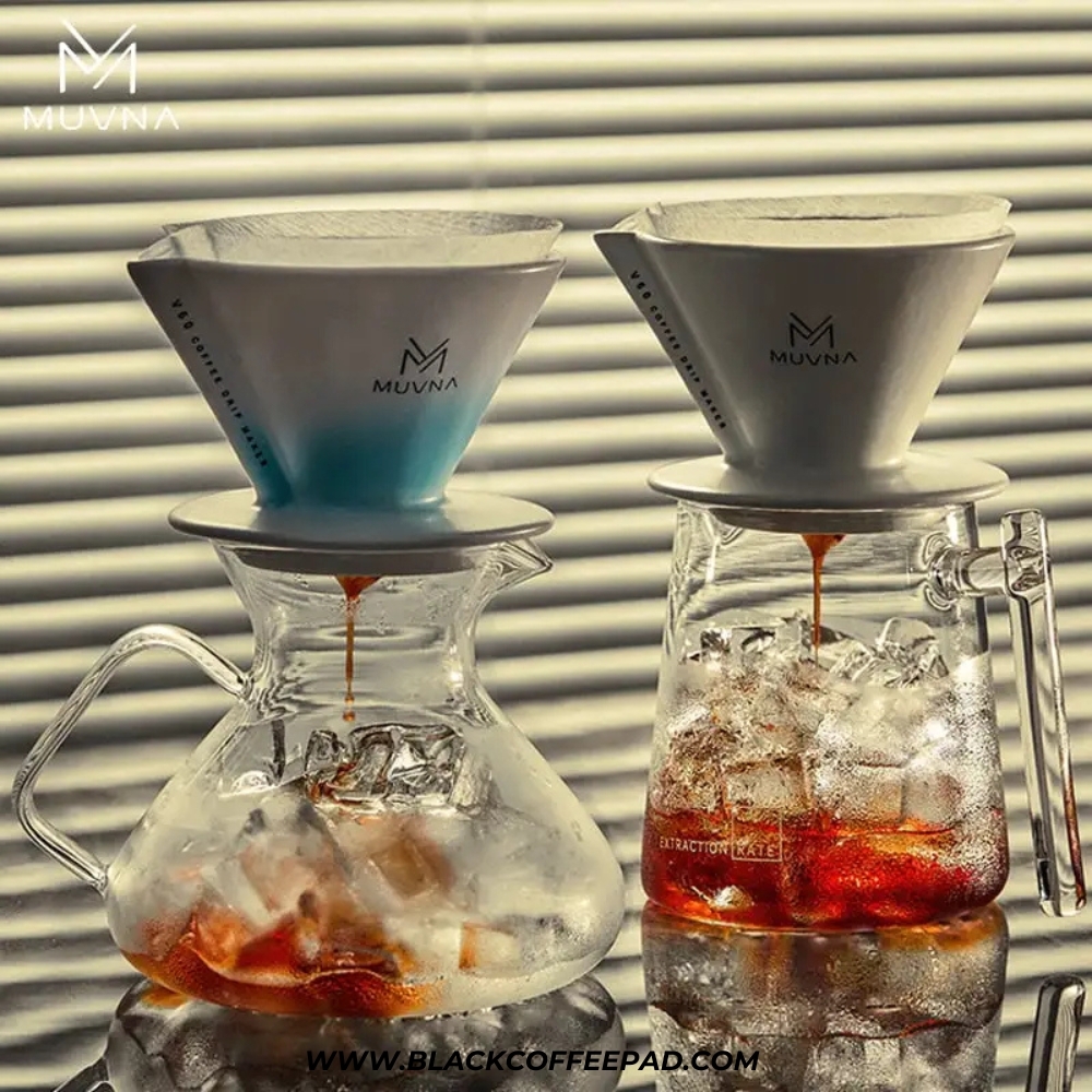 قهوهساز v60 موونا مدل ژینگ چوان سرامیکی صورتی | MUVNA XingChuan pink ceramic v60 filter cup