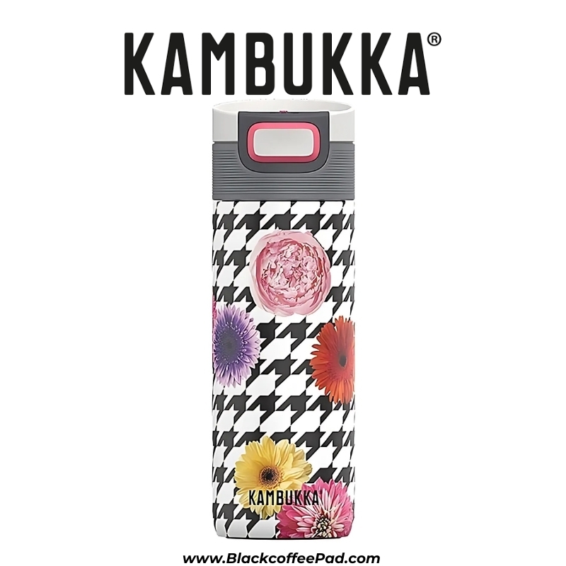   تراول ماگ کامبوکا مدل اتنا فلورال پتچ وورک براش ۰٫5 لیتر | Kambukka Etna Floral Patchwork 0.5 Litre  