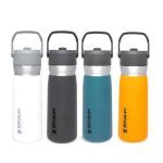 قمقمه نی دار استنلی مدل stanley the iceflow flip straw water bottle 0.65 l