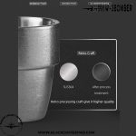 فنجان دوجداره فلزی بمبر گنجایش 0.3 لیتر | MHW-3BOMBER Double-layer Cup 300ml - Image 12