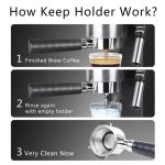 پرتافیلتر دلونگی برند آی کافیلاس 2 پین | Holder for delonghi stainless steel accessory 2ear - Image 10