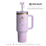   تراول ماگ استنلی مدل لاو شک فنسی گنجایش 1.18 لیتر (اورجینال - لیمیتد ادیشن) | The Stanley X LoveShackFancy Holiday Quencher 40 OZ Limited edition