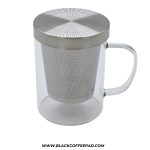 لیوان دمنوش شیشه ای
