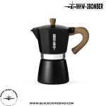 موکاپات بمبر مدل 6 کاپ گنجایش 600 میلی لیتر | MHW-3BOMBER Moka Pot Black -300ML