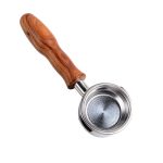 پرتافيلتر naked نيکد دو پين سايز 58 دسته چوبي (سه طرح) | naked portafilter 58mm - Image 5