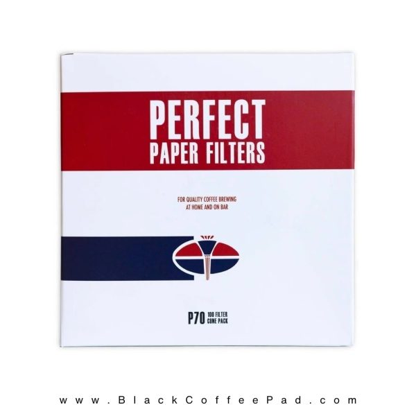 فیلتر قهوه سنت آنتونی مدل perfect coffee مخروطی دو لایه بسته 100 عددی ( مناسب سایفون )