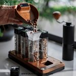 دوزینگ اسکیل قهوه موونا مدل چوبی همراه با اسپری آب - Image 9