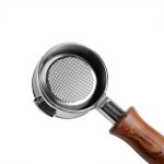 پرتافيلتر naked نيکد دو پين سايز 58 دسته چوبي (سه طرح) | naked portafilter 58mm - Image 6