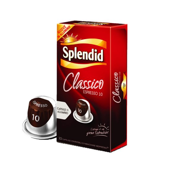 کپسول قهوه اسپلندید کلاسیک 10 عددی  | Splendid Classico coffee capsules