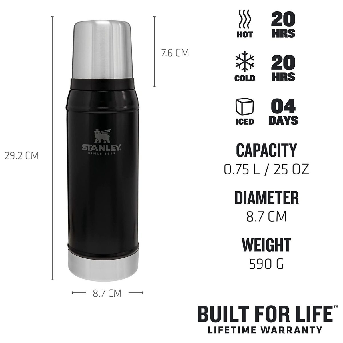 فلاسک استنلی مدل کلاسیک Stanley Classic Bottle 0.75L - Image 4