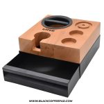 استند اکسسوری باریستا گتر چوبی فلزی سایز 58mm
