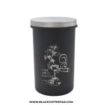 بانکه قهوه فلزی مشکی | Coffee container