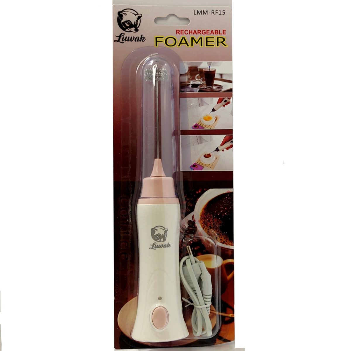 همزن شارژی لواک | Rechargeable Foamer Luwak LMM-RF15 - Image 2