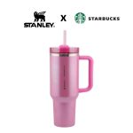 ماگ سفری استنلی مدل Quencher H2.0 FlowState Tumbler X Starbucks Limited edition گنجایش 1.18 لیتر |  Stanley 40 oz. Quencher H2.0 FlowState Tumbler X Starbucks ( خریداری شده از استور استنلی  آمریکا )