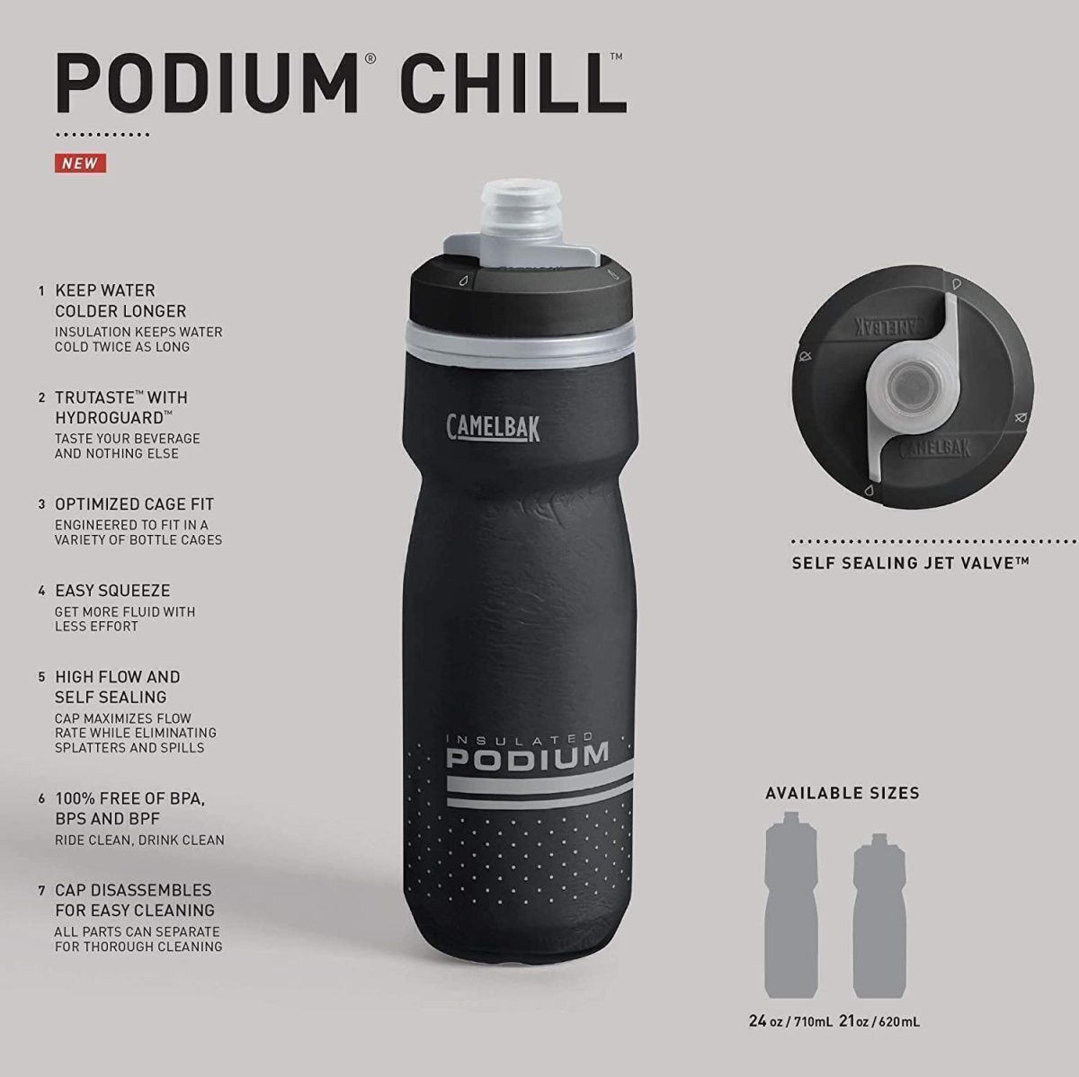 قمقمه کمل بک 620 میل | podium chill CAMELBAK 620ml - Image 4