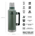 فلاسک استنلی دسته دار کلاسیک 2.3 لیتری | Stanley legendary classic bottle 2.3L - Image 3