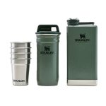 ست شات و قمقه کتابی استنلی | ADVENTURE PRE-PARTY SHOT GLASS + FLASK SET