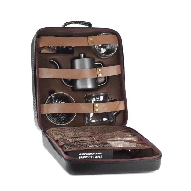 9af41c94817c4cbaa96b05044e145c36 پکیج قهوه ساز مدل V60 Arabic Ethiopian Barista Coffee Camping Bag - Image 1