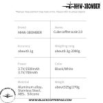 ترازوی دیجیتال قهوه بمبر مدل مینی کیوب 0.2 - Image 24