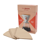 فیلتر کاغذی قهوه 100 عددی GWOON (سایز 4) - Image 4