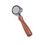 پرتافيلتر naked نيکد دو پين سايز 58 دسته چوبي (سه طرح) | naked portafilter 58mm - Image 4