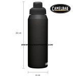 قمقمه کمل بک مدل Chute® Mag Water Bottle گنجایش 1 لیتر | Chute® Mag 32 oz Water Bottle, Insulated Stainless Steel - Image 10