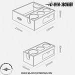 استند پرتافیلتر ام اچ دبلیو تری بمبر مدل چوبی کد 51&58 - Image 10
