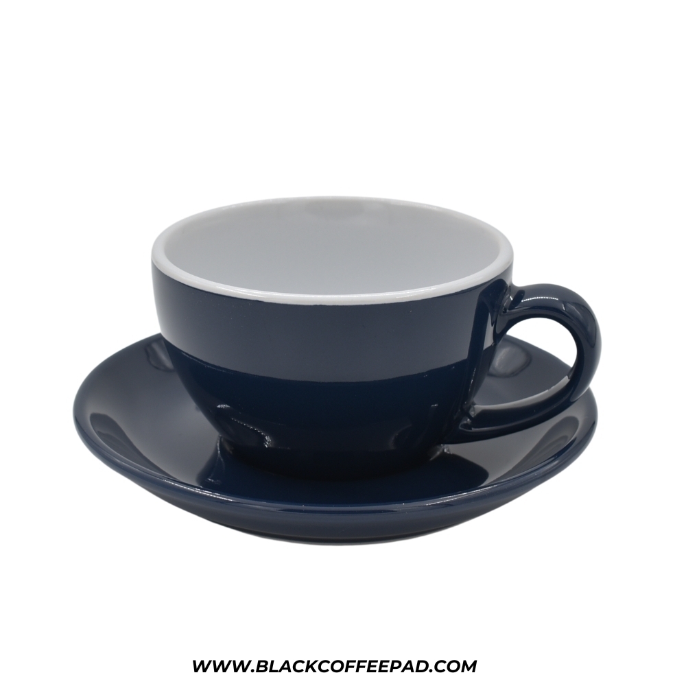 cbe8dfd2ec084be8927683ddd72d5242 ست لته خوری 6 عددی مدل دورنگ آبی سفید - Image 1