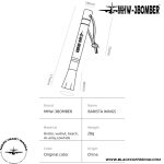 فرچه تمیزکننده همه کاره ام اچ دبلیو تری بمبر مدل باریستا | MHW-3BOMBER Coffee Cleaning Brush Wings Cylindrical Brush - Image 7