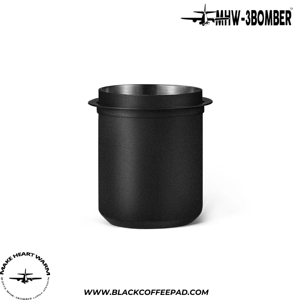 dc87487a6e184452abe378f41d844bb2 دوزینگ کاپ بمبر استیل گنجایش 150 میلی لیتر | MHW-3BOMBER 58mm Coffee Dosing Cup 150ml - Image 1