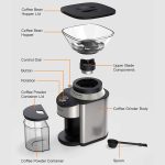 آسیاب قهوه اسبولی با تیغه مخروطی Sboly SYCG-801 Coffee Grinder - Image 2