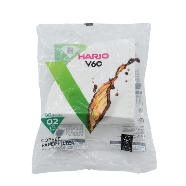 فیلتر کاغذی هاریو V60 سایز 02 – 100 عددی
