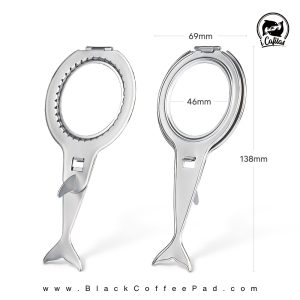 دریپر کاغذی آیکافیلاس پایه فلزی و فیلتر کاغذی مدل HLB15 بسته 40 عددی | HLB15 Simplest Paper Dripper Mini iCafilas