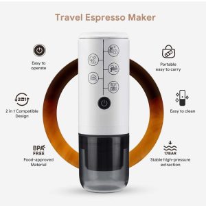 ME2410 Portable Travel Espresso Maker Coffee Machine
