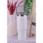 ماگ استنلی سری THE ICEFLOW مدل FLIP STRAW TUMBLER حجم 880 میلی لیتر (اورجینال)