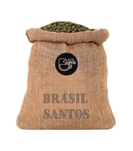 دانه قهوه سبز عربیکا برزیل سانتوز (10 کیلوگرم) (تخفیف ویژه) | Arabica Brasil Santos Green Coffee bean